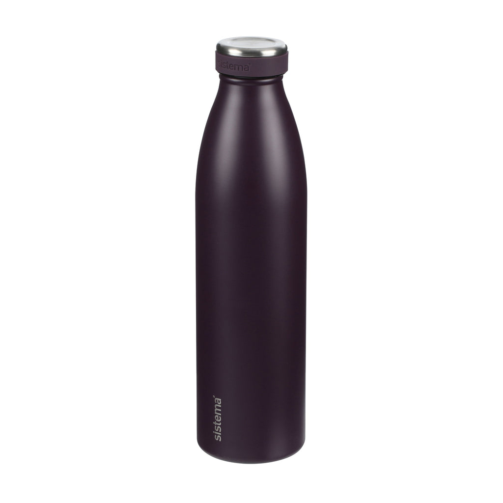 Sistema Stainless Steel Insulated Drink Bottle 750ml Assorted