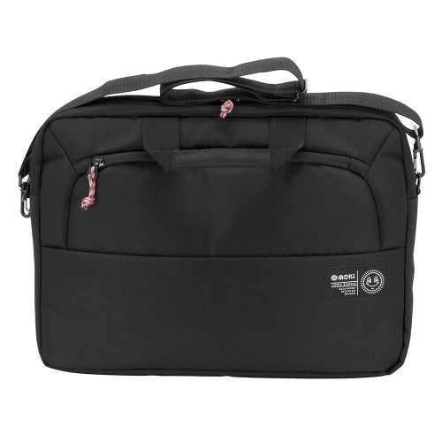 Moki rPET Series 15.6 Inch Laptop Satchel Black