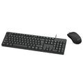 Moki Wired USB Keyboard and Mouse Combo Black