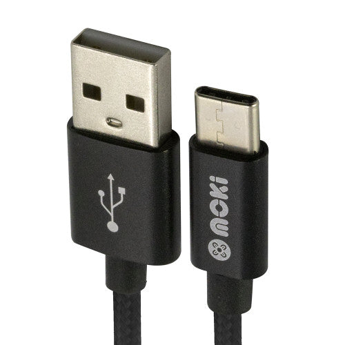 Moki Type-C to USB SynCharge Braided Cable 90cm