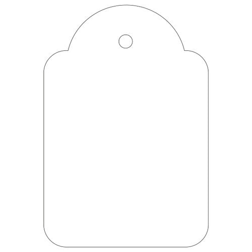 Apli Handwriting Strung Tickets 36 x 53mm Box of 500