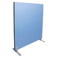 Rapidline Free Standing Acoustic Screen 1800 x 50 x 1500mm Blue Upholstery