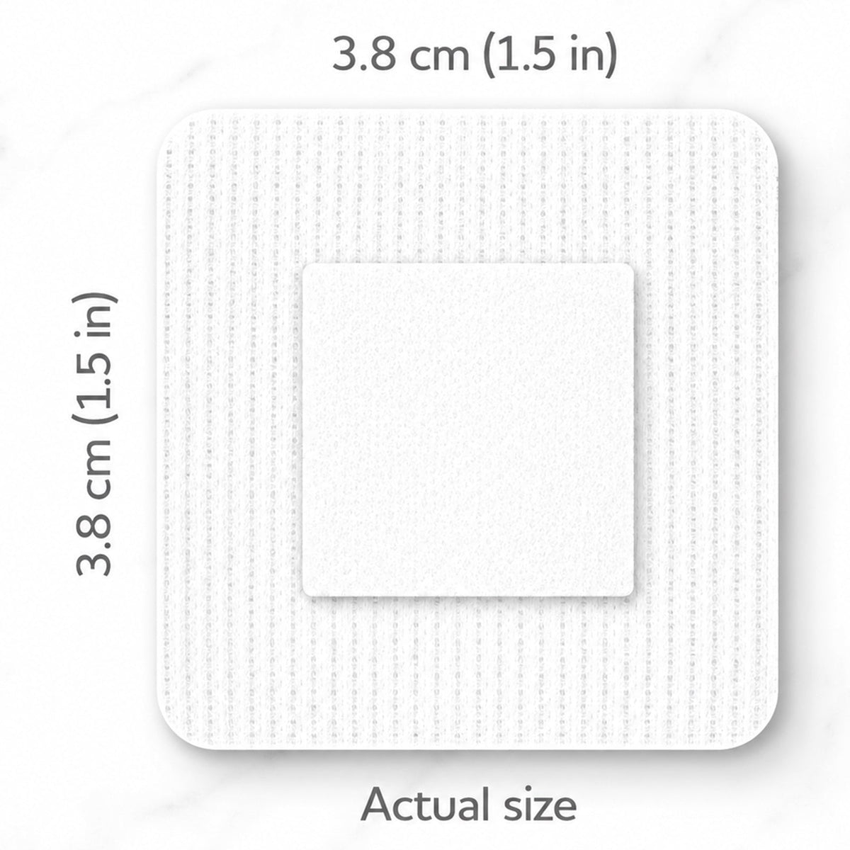 AeroPlast Sensitive Silicone Small Patches 3.8 x 3.8cm Box 30