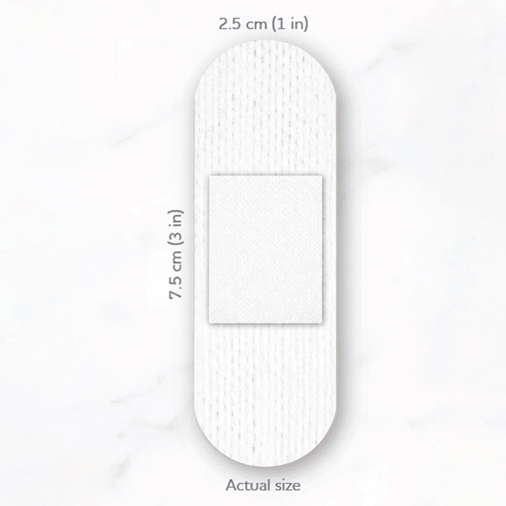 AeroPlast Sensitive Silicone X-Wide Strip 2.5 x 7.5cm Box 20