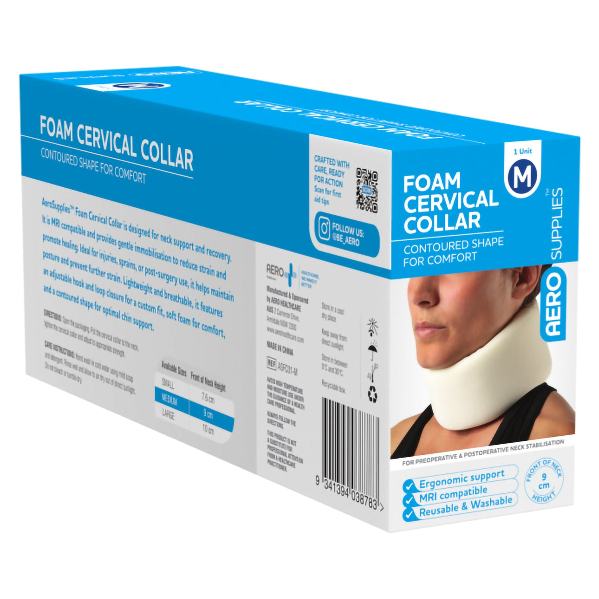 AeroSupplies Foam Cervical Collar Medium