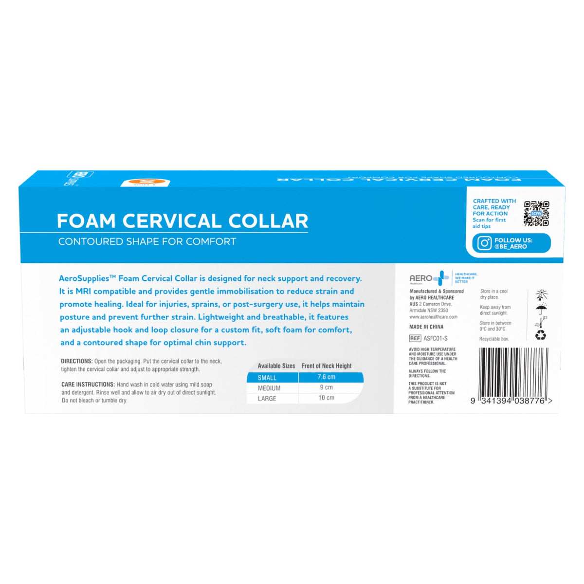 AeroSupplies Foam Cervical Collar Small