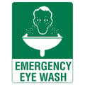 Aerosupplies Small Poly Emergency Eyewash Sign 30 x 22.5cm
