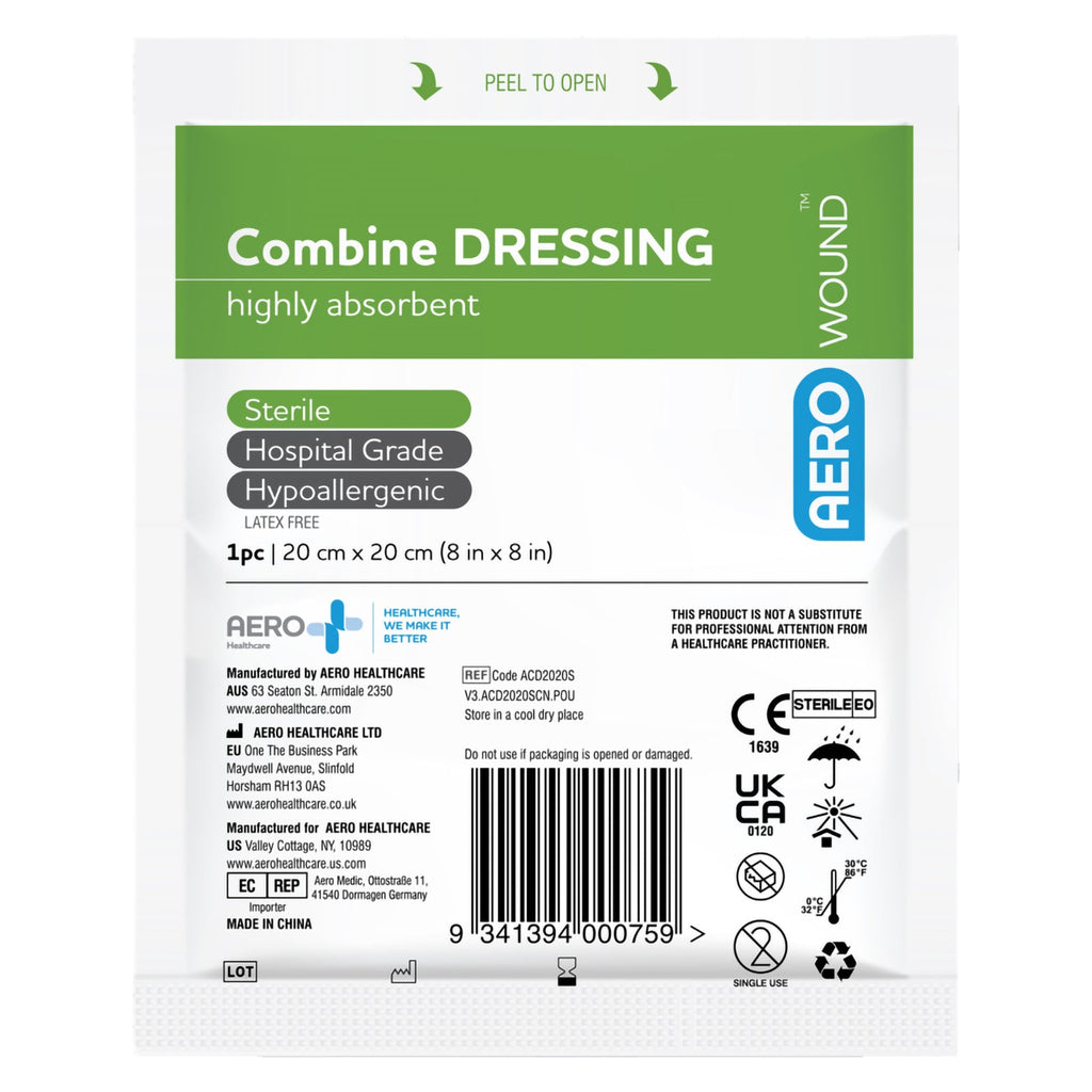 AeroWound Combine Dressing 20 x 20cm Bag 50