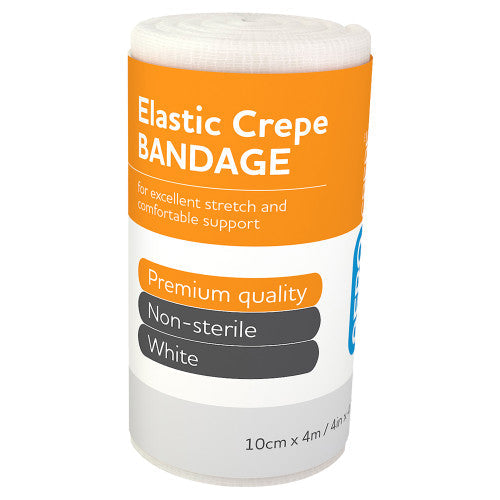 AeroCrepe Elastic Crepe Bandage 10cm x 4M Wrap/12
