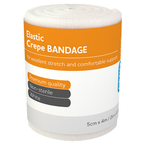 AeroCrepe Elastic Crepe Bandage 5cm x 4M Wrap/12
