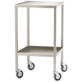 Aero Healthcare Small Stainless Steel Medical Trolley 50 x 50 x 90.5cm