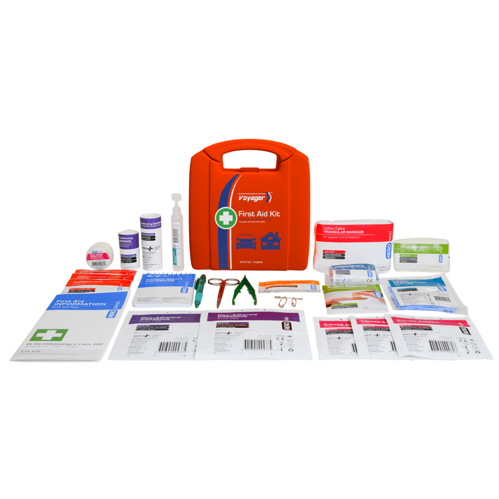Aerokit Voyager 2 Series Plastic Neat First Aid Kit 17.5 x 7 x 19cm