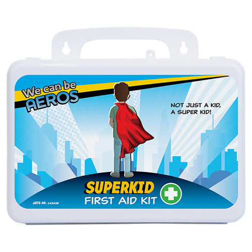 AeroKit Superkid 2 Series Plastic Waterproof First Aid Kit 21 x 7.5 x 13cm