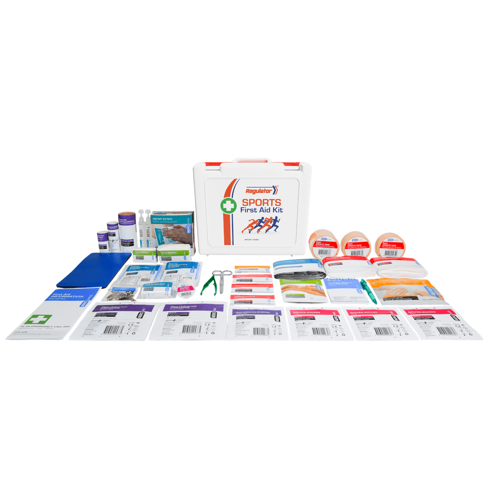 AeroKit Regulator 3 Series Plastic Sports First Aid Kit 23.3 x 26.6 x 9.8cm