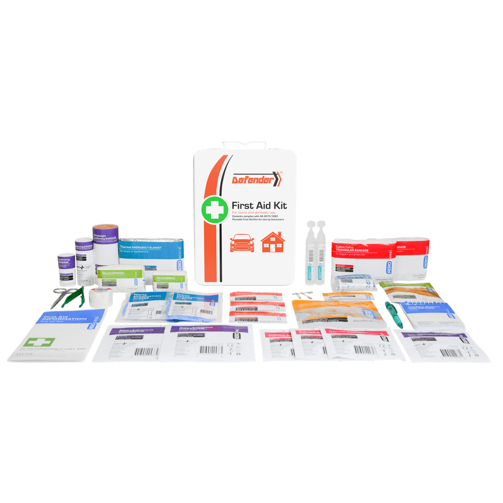 AeroKit Defender 3 Series Metal Tough First Aid Kit 17 x 6.5 x 24cm