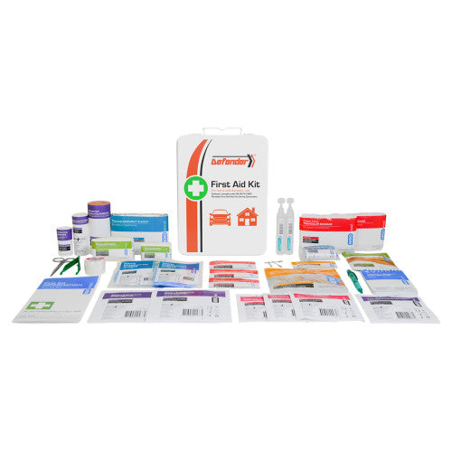 AeroKit Defender 3 Series Metal Tough First Aid Kit 17 x 6.5 x 24cm
