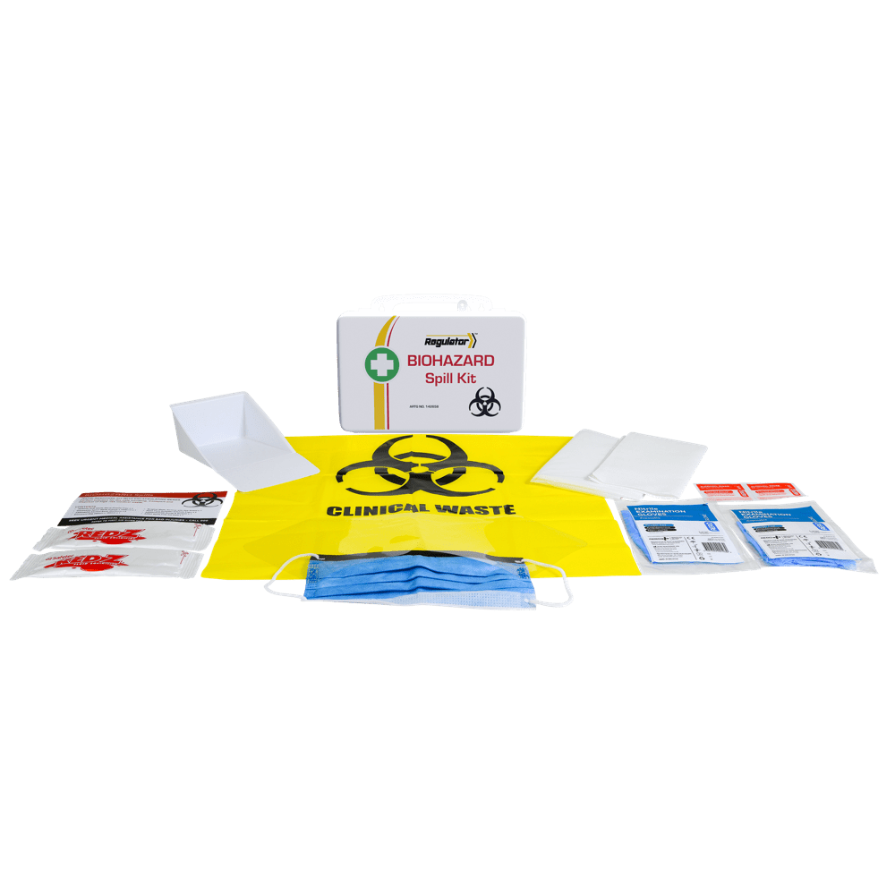 AeroKit Regulator Biohazard Plastic Spill Kit 13 x 21 x 7.5cm