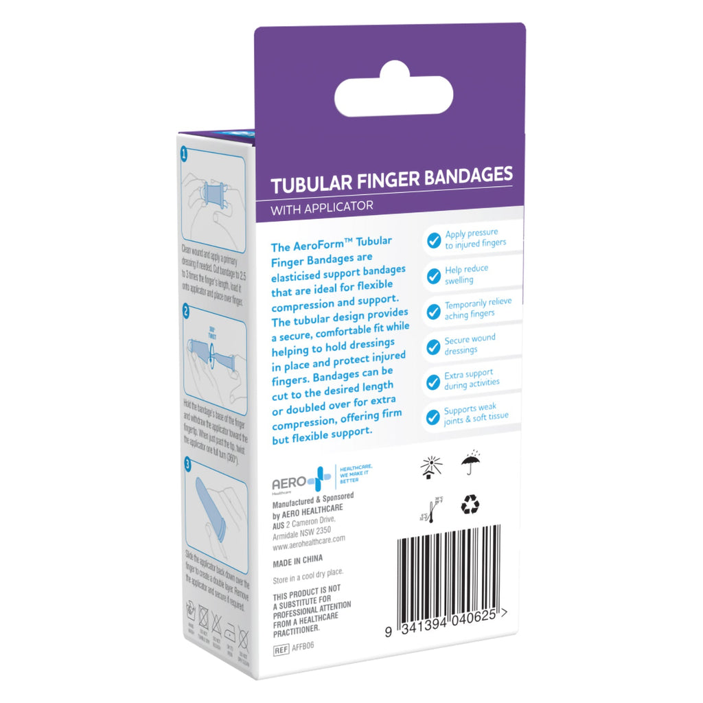 AeroForm Tubular Finger Bandage with Applicator Box 6