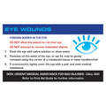 AeroGuide Eye Wound First Aid Card