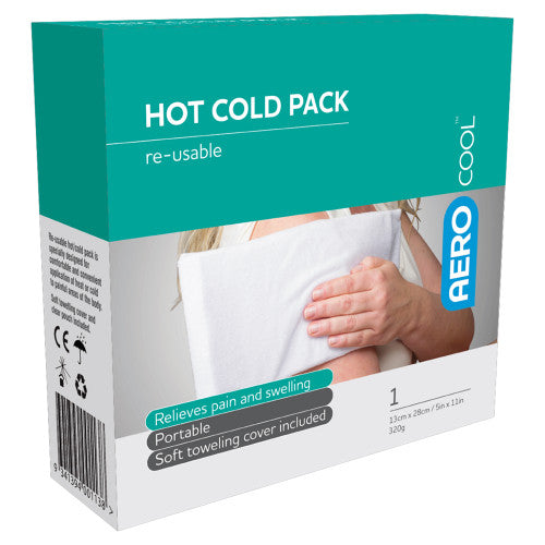 Aerocool Reusable Gel Hot and Cold Pack 320g Pack of 32