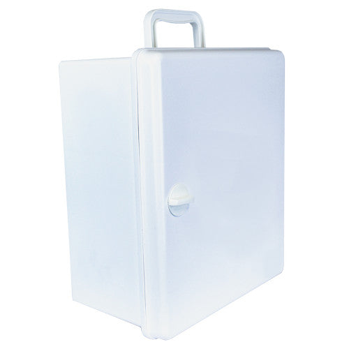 AeroCase Large White Plastic Cabinet with Knob Closure 32 x 37 x 18cm