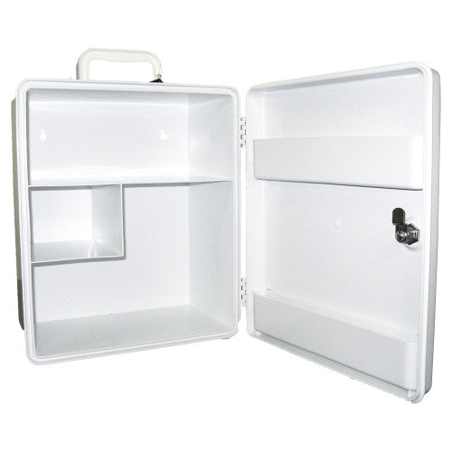 AeroCase Large White Plastic Cabinet with Key Latch 32 x 37 x 18cm