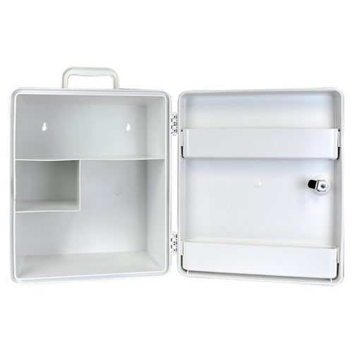 AeroCase Large White Plastic Cabinet with Key Latch 32 x 37 x 18cm