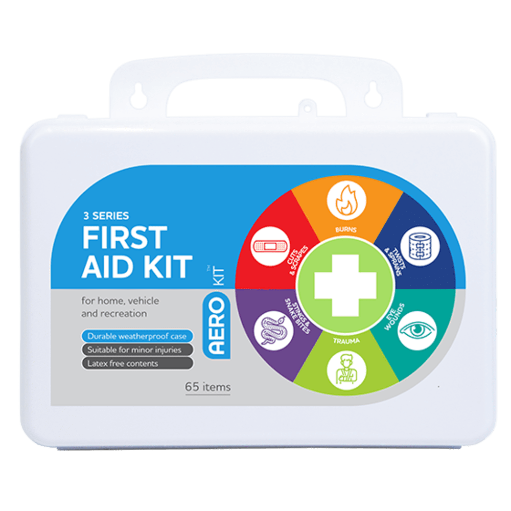 AeroKit 3 Series Plastic Waterproof First Aid Kit 25 x 8 x 17cm