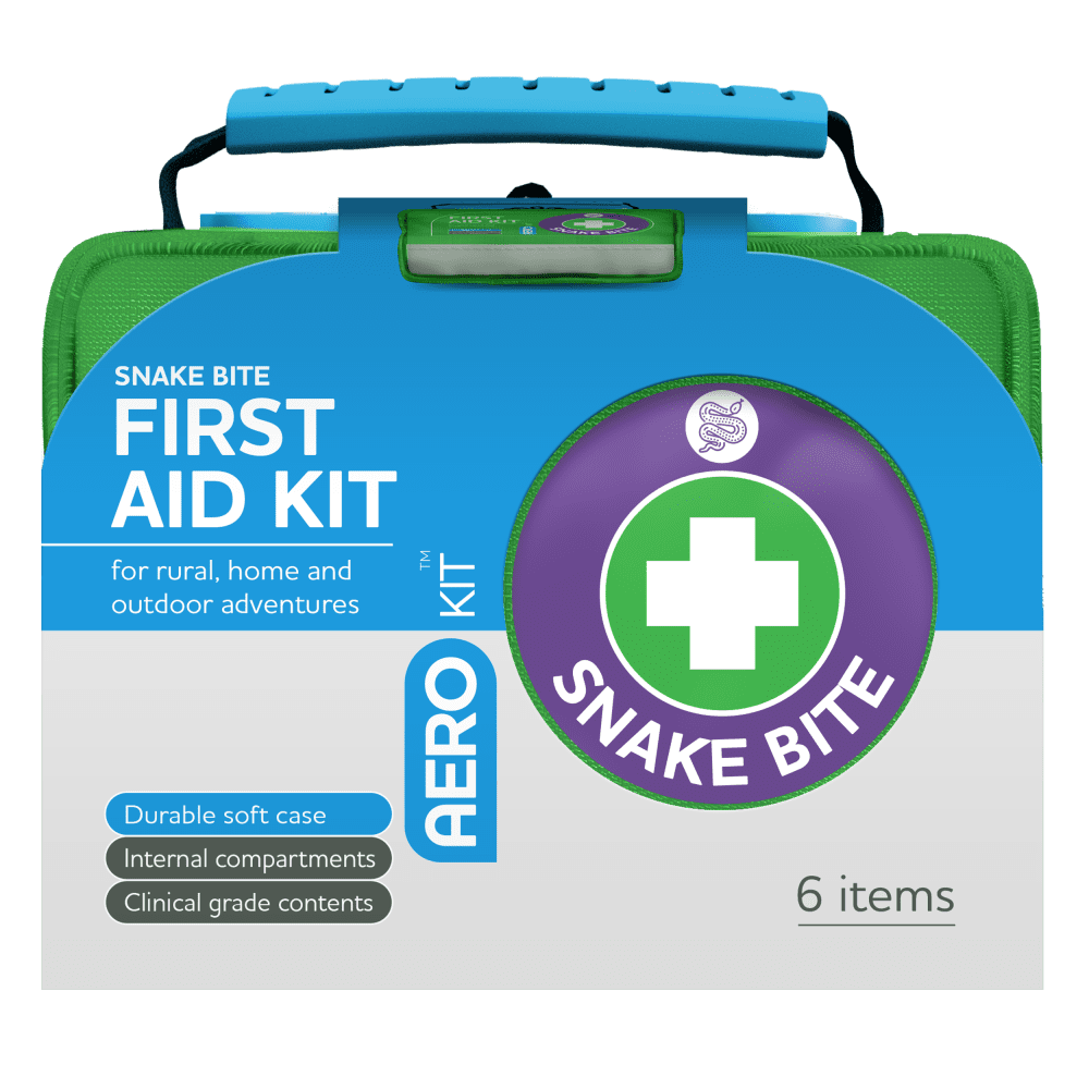 AeroKit Snake Bite First Aid Kit Softpack Green
