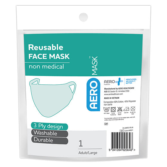 AeroMask Reusable Face Mask