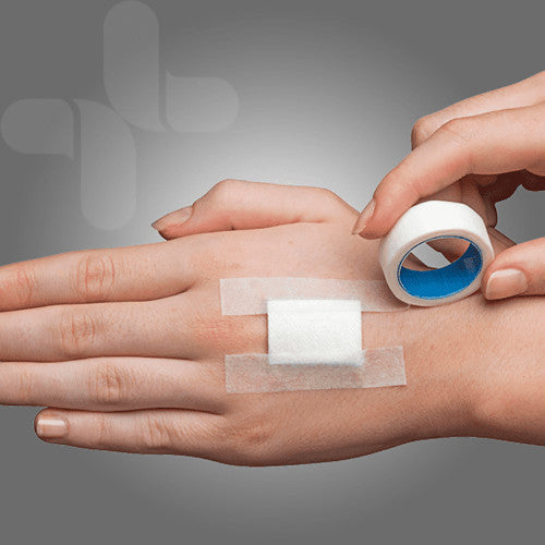 Aerotape White Microporous Paper Tape 2.5cm x 5m Box of 12