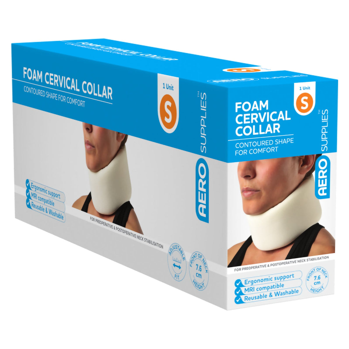 AeroSupplies Foam Cervical Collar Small