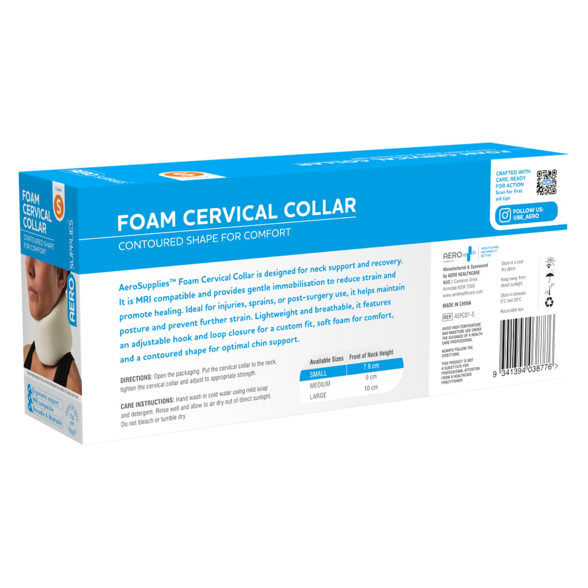 AeroSupplies Foam Cervical Collar Small