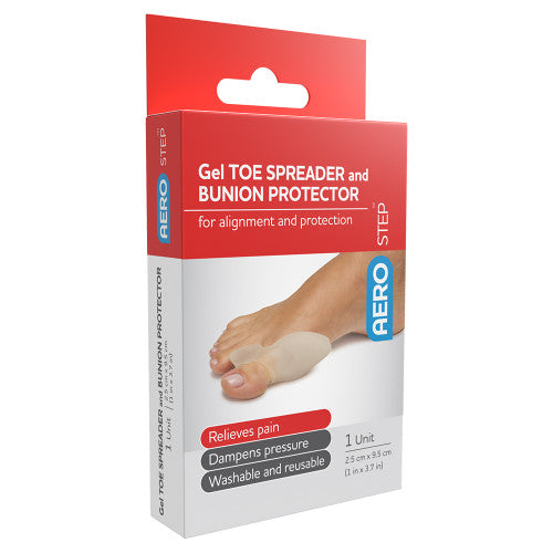 Aerostep Gel Toe Spreader and Bunion Protector Pack of 1