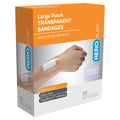 Aeroplast Transparent Large Patch 7.5 x 5cm Box of 10 Pack of 6