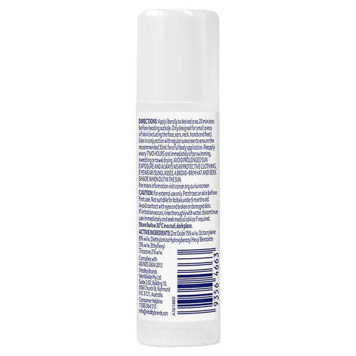 Cancer Council SPF50+ Sport Zinc Sunscreen Stick 12g