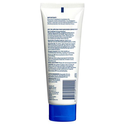 Cancer Council SPF50+ Ultra Sunscreen Tube 110mL