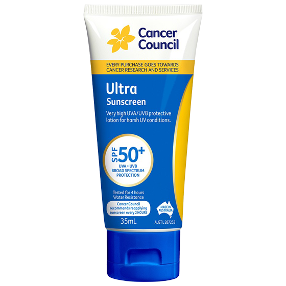 Cancer Council SPF50+ Ultra Sunscreen Tube 35mL