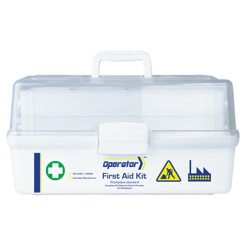 Aero Healthcare Custom 5 Series Plastic Tacklebox Food and Beverage First Aid Kit 42 x 21 x 22cm