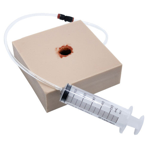 TraumaSim Gunshot Haemostatic Clotting Trainer (Square)
