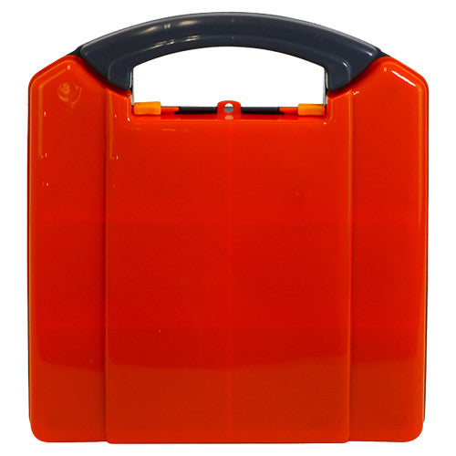 AeroCase Small/Medium Orange and Grey Neat Plastic Case 25.5 x 23.5 x 9cm