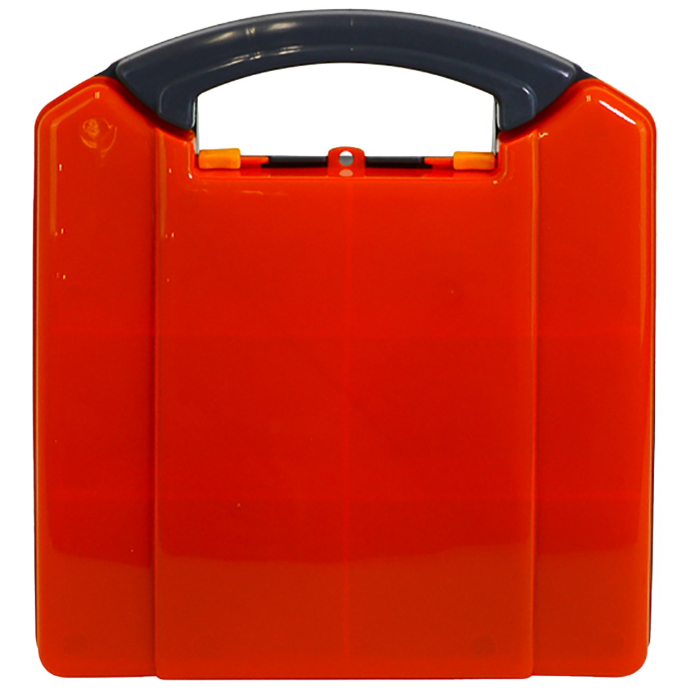 AeroCase Small/Medium Orange and Grey Neat Plastic Case 25.5 x 23.5 x 9cm