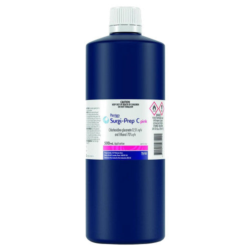 Surgi-Prep C Pink Chlorhexidine 0.5% and Ethanol 70% 500mL