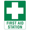 Aerosupplies Large Poly First Aid Station Sign 60 x 45cm