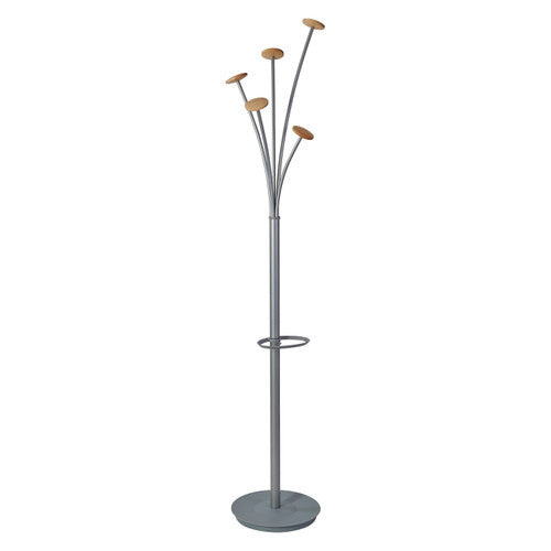 Alba Festival Coat Rack Silver Wood