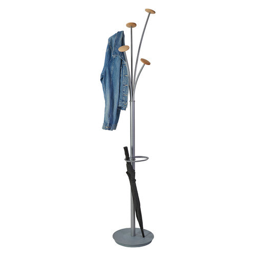 Alba Festival Coat Rack Silver Wood