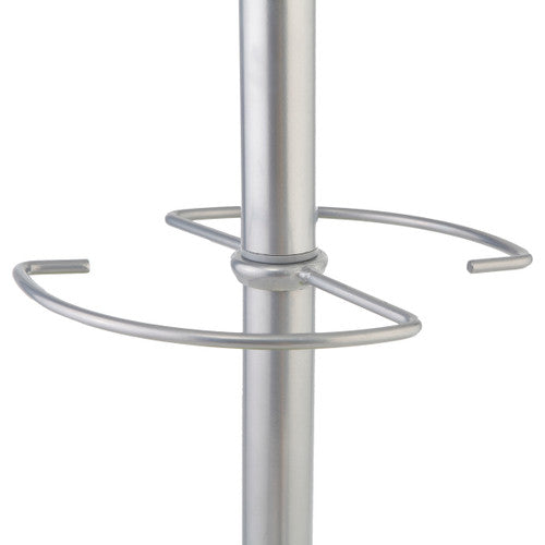 Alba Stily Coat Rack Silver Wood
