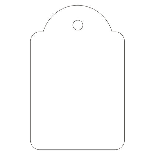 Apli Handwriting Strung Tickets 28 x 43mm Box of 500