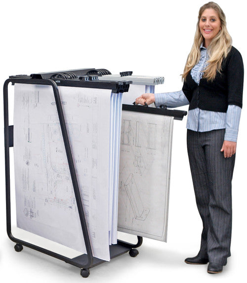 Arnos D060 Hang-A-Plan A0 Front Loader Trolley
