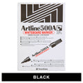 Artline 500A Whiteboard Marker 2mm Bullet Black Box of 12